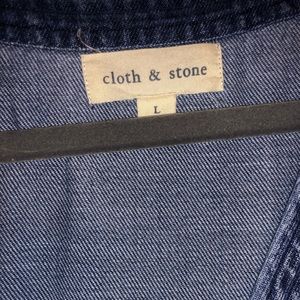 Cloth and Stone denim jumpsuit